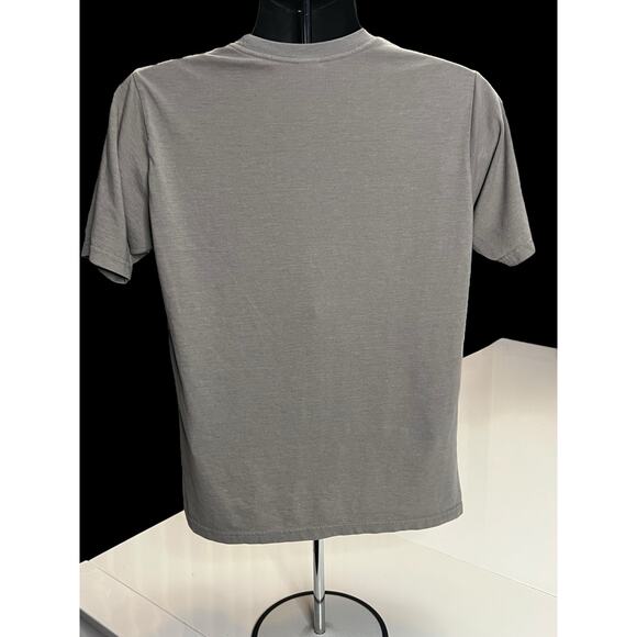 AC/DC Horns Graphic T-Shirt Highway to Hell Gray Medium | Classic Rock Band Tee - Picture 2 of 14